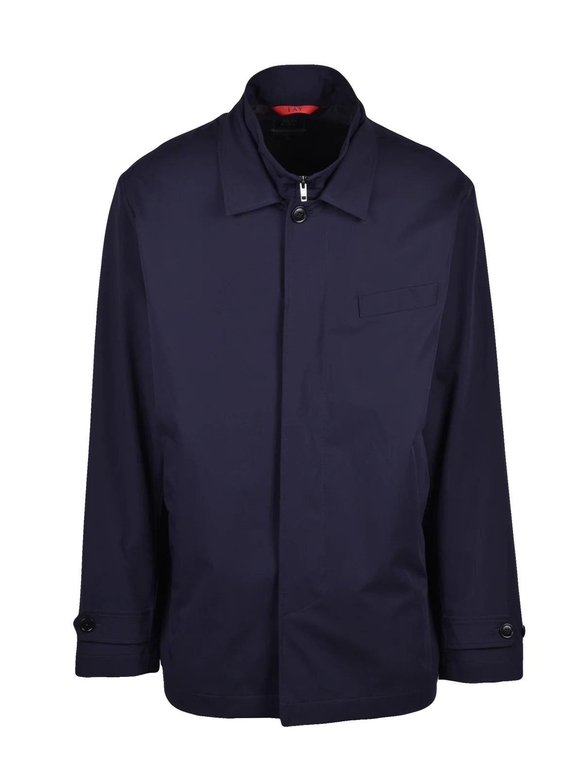 Fay Stretch Nylon Jacket - Midnight Blue