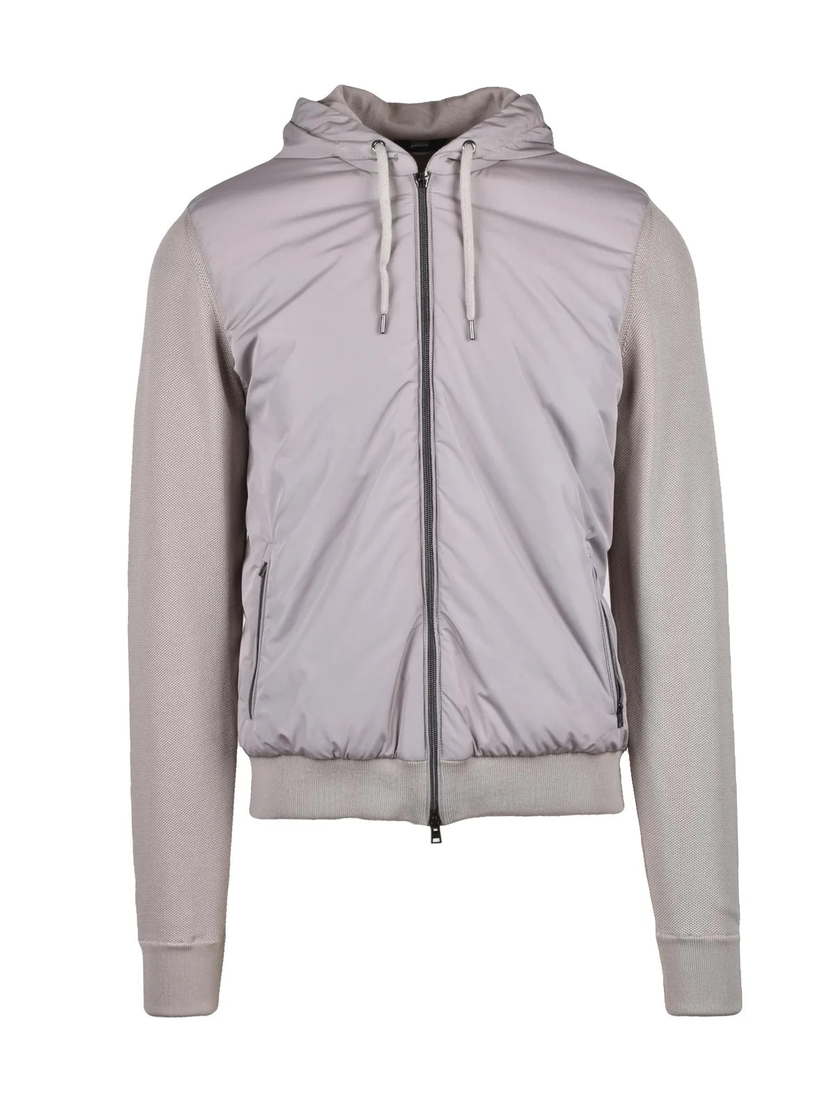 Herno Felpa Imbottita Zip - Grigio