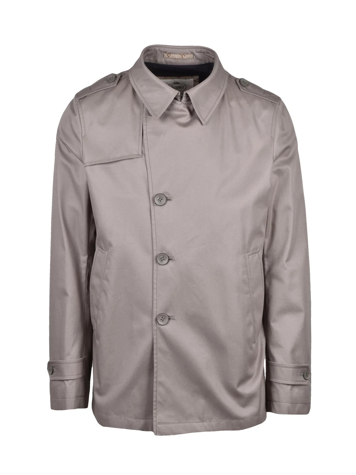 Herno Giaccone Tela - Grigio