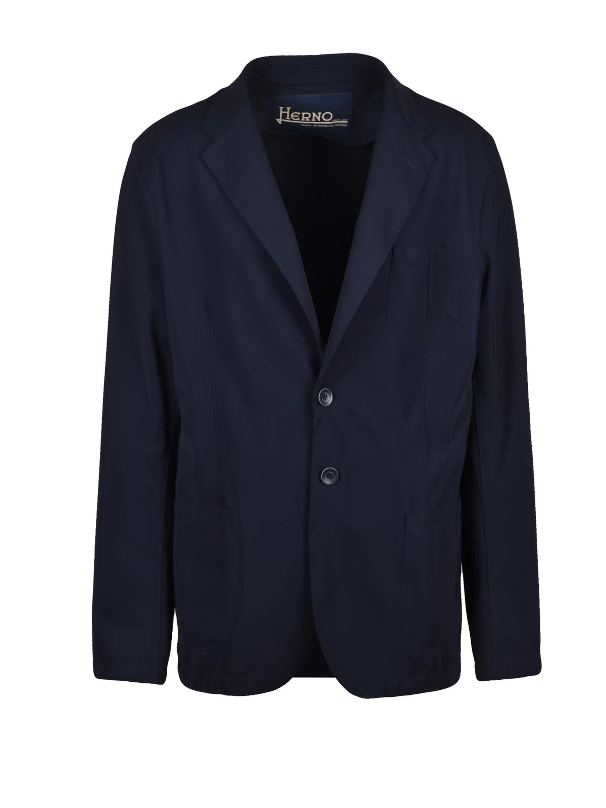 Herno Giacca Nylon Stretch - Blu