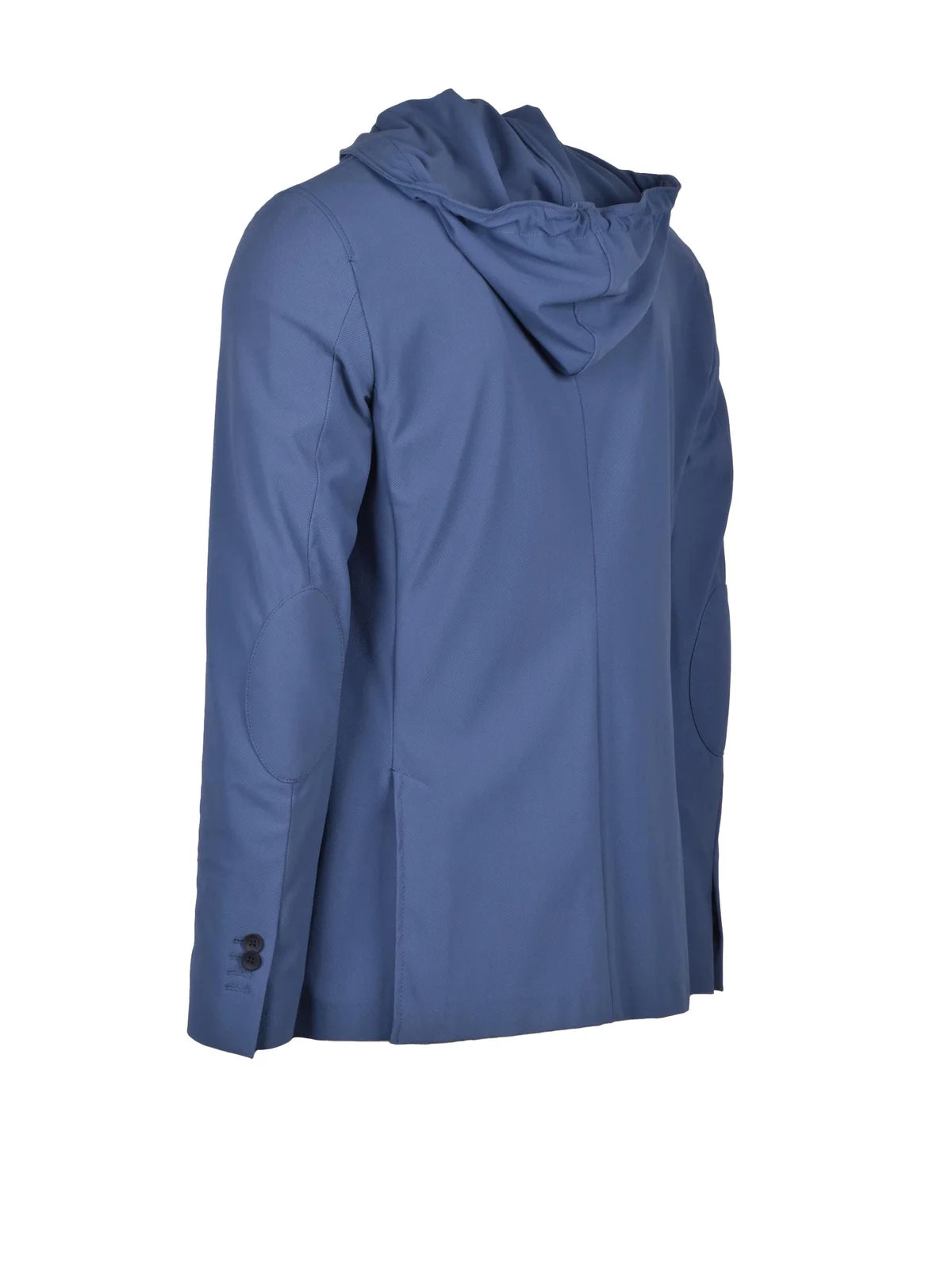Lebole Giacca Stretch Cappuccio Amovibile - Blu