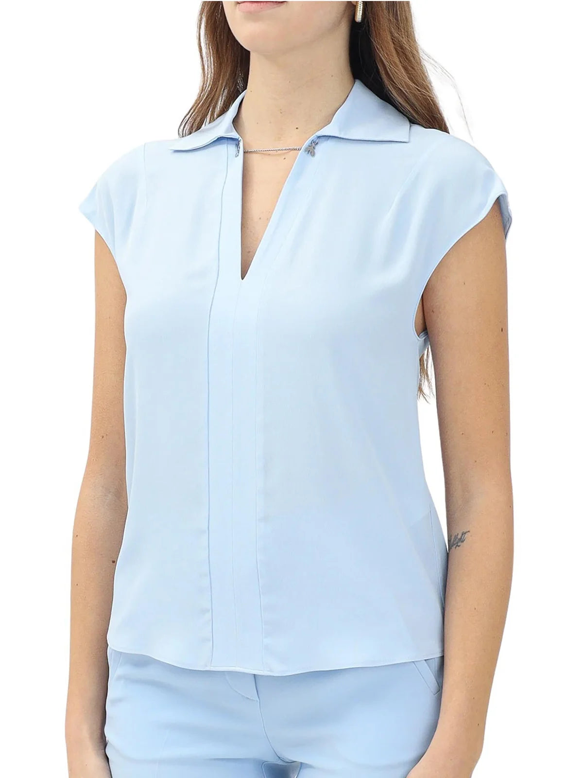 Patrizia Pepe Blusa - Celeste