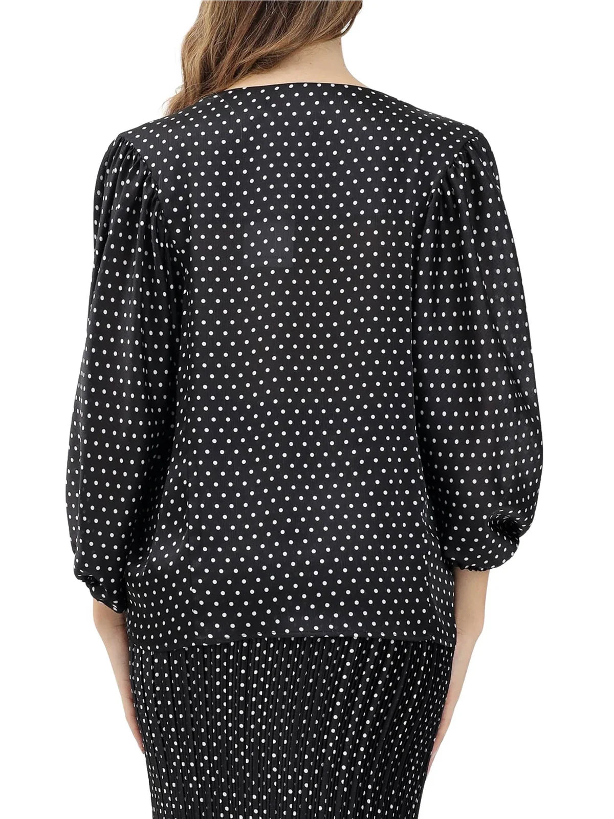 Simona Corsellini Blusa Satin Nero