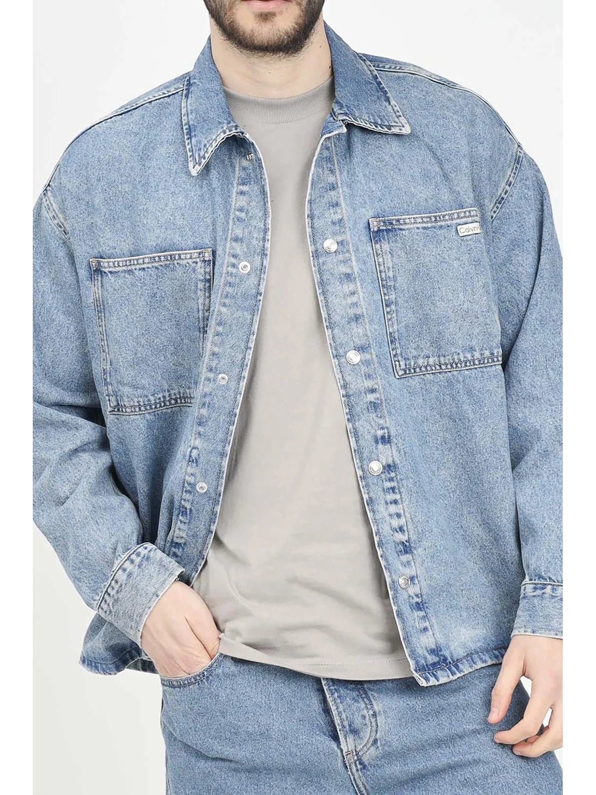 Calvin Klein Jeans Giubbotto Denim Blu