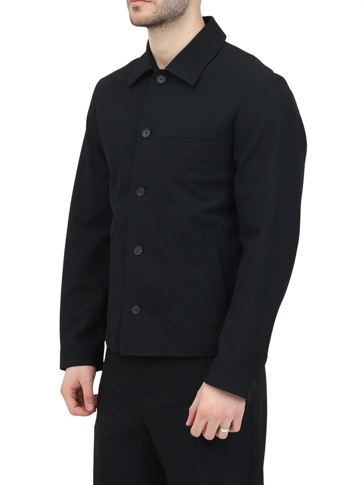 Selected Cappotto Leggero Stretch - Blu