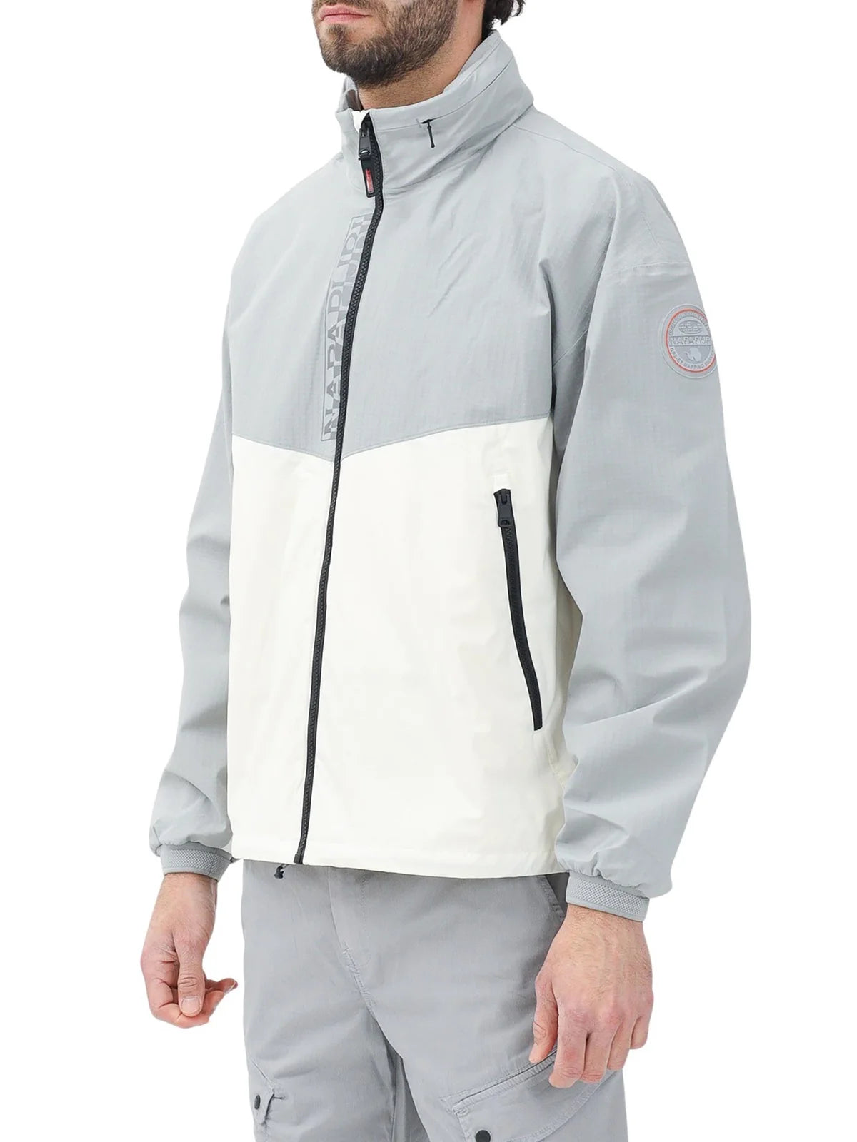 Napapijri Giubbotto Tecnico Bianco/Grigio