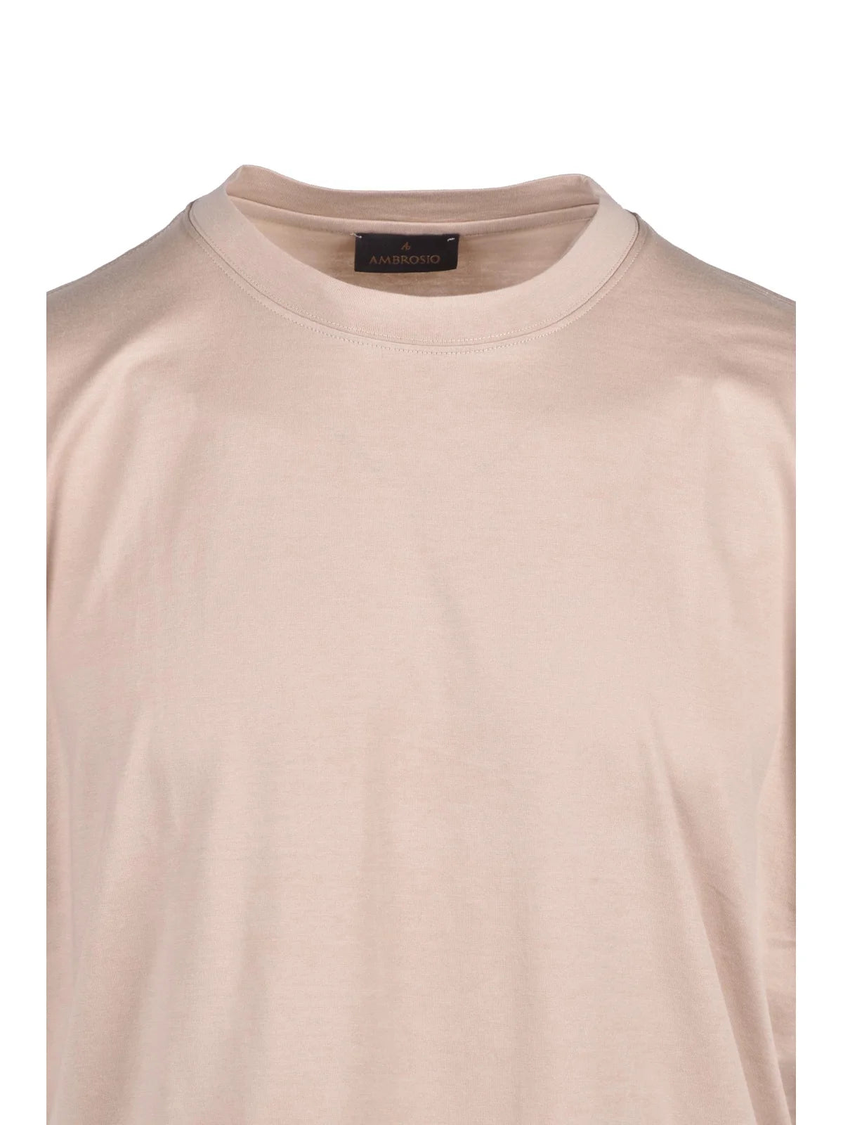 Ambrosio Beige Cotton T-shirt