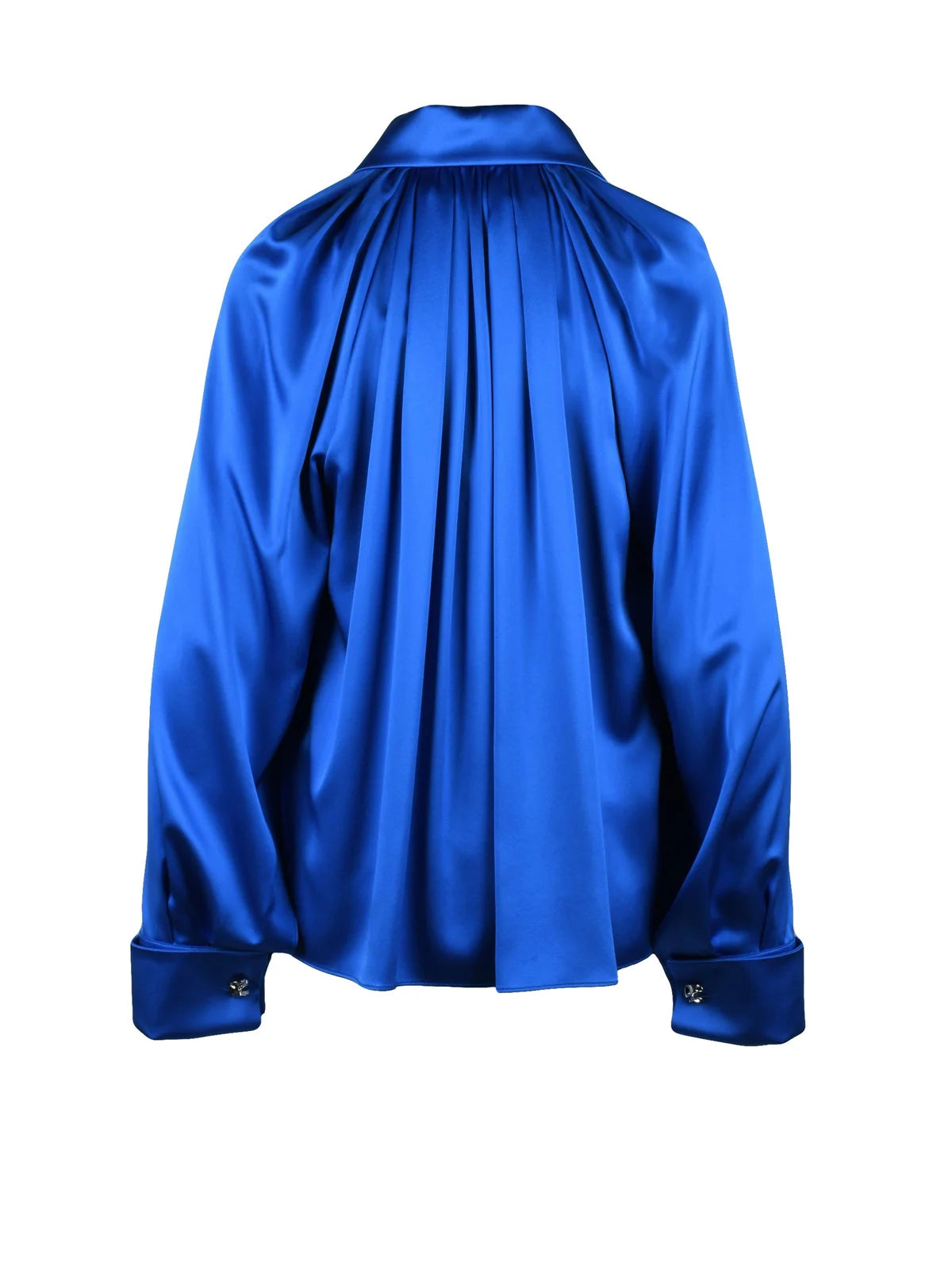 Max Mara Camicia Satin - Blu