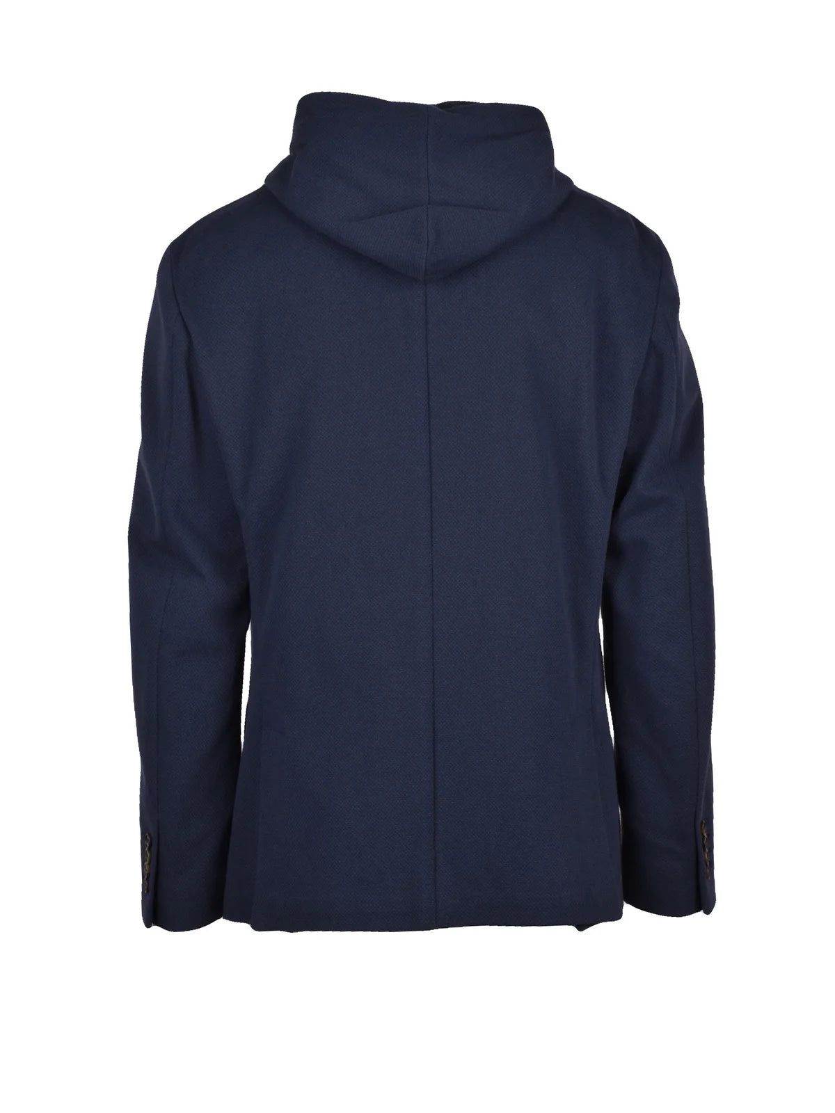 Eleventy Giacca Blazer Stondato Cotone ed Elastan - Blu