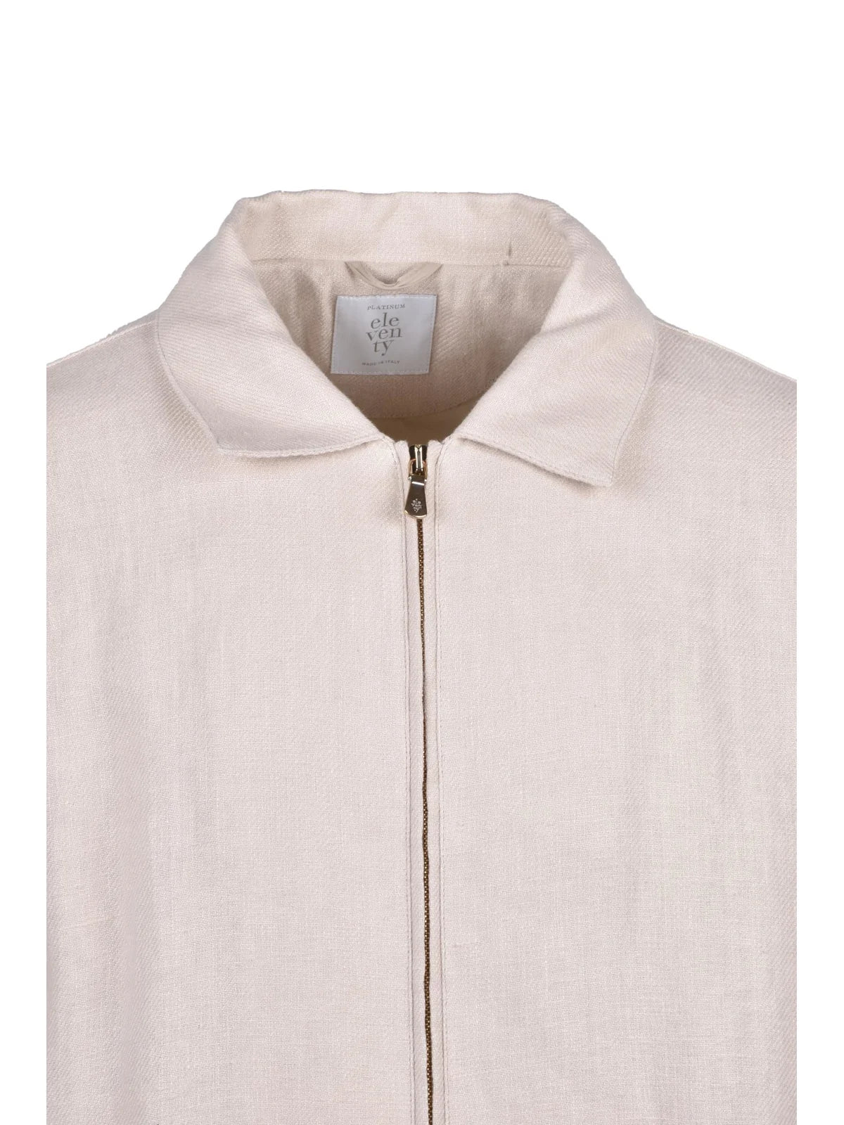 Eleventy Cappotto in Lino - Beige