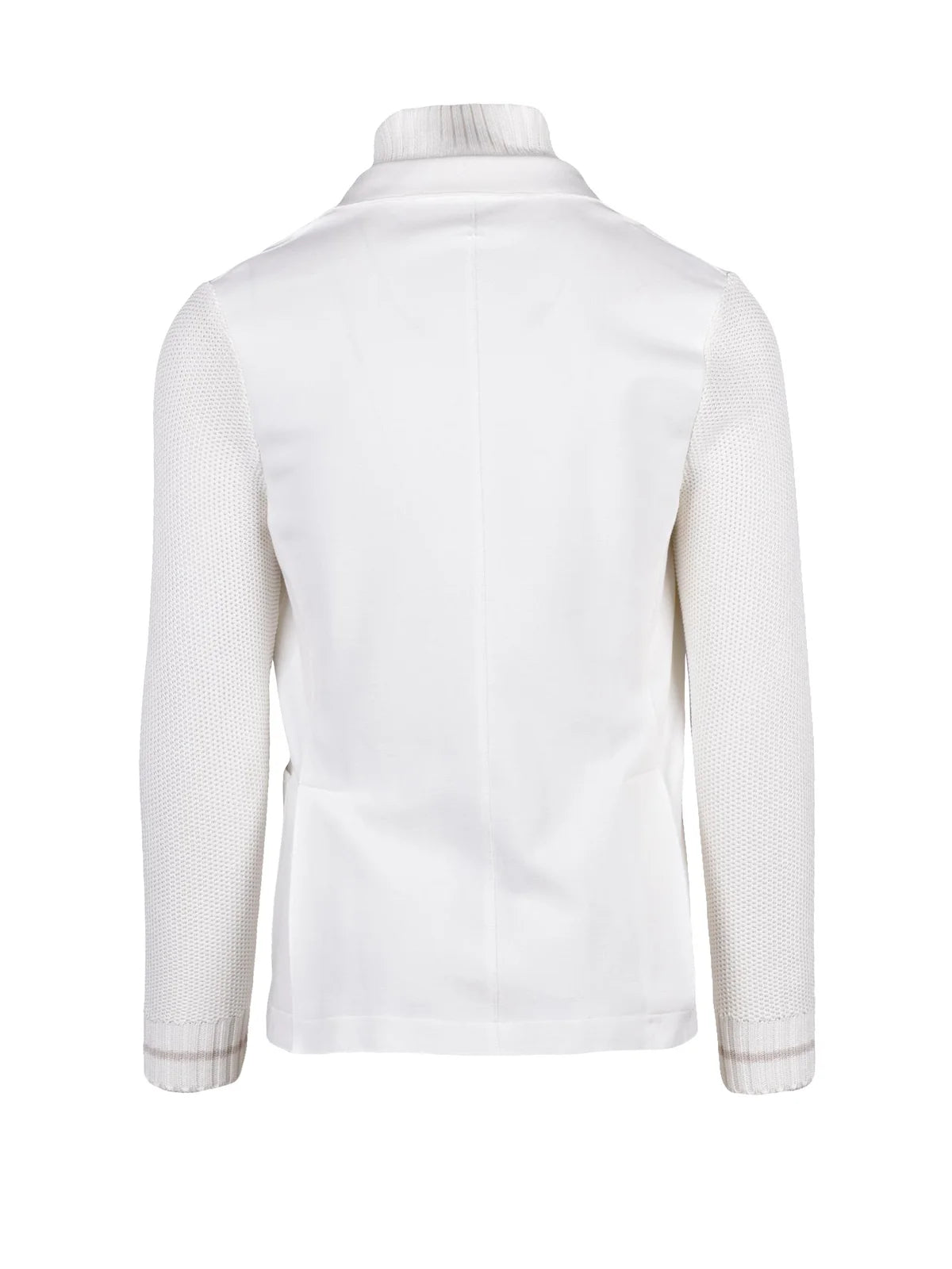 Eleventy Blazer in Cotone, Poliammide ed Elastan - Bianco