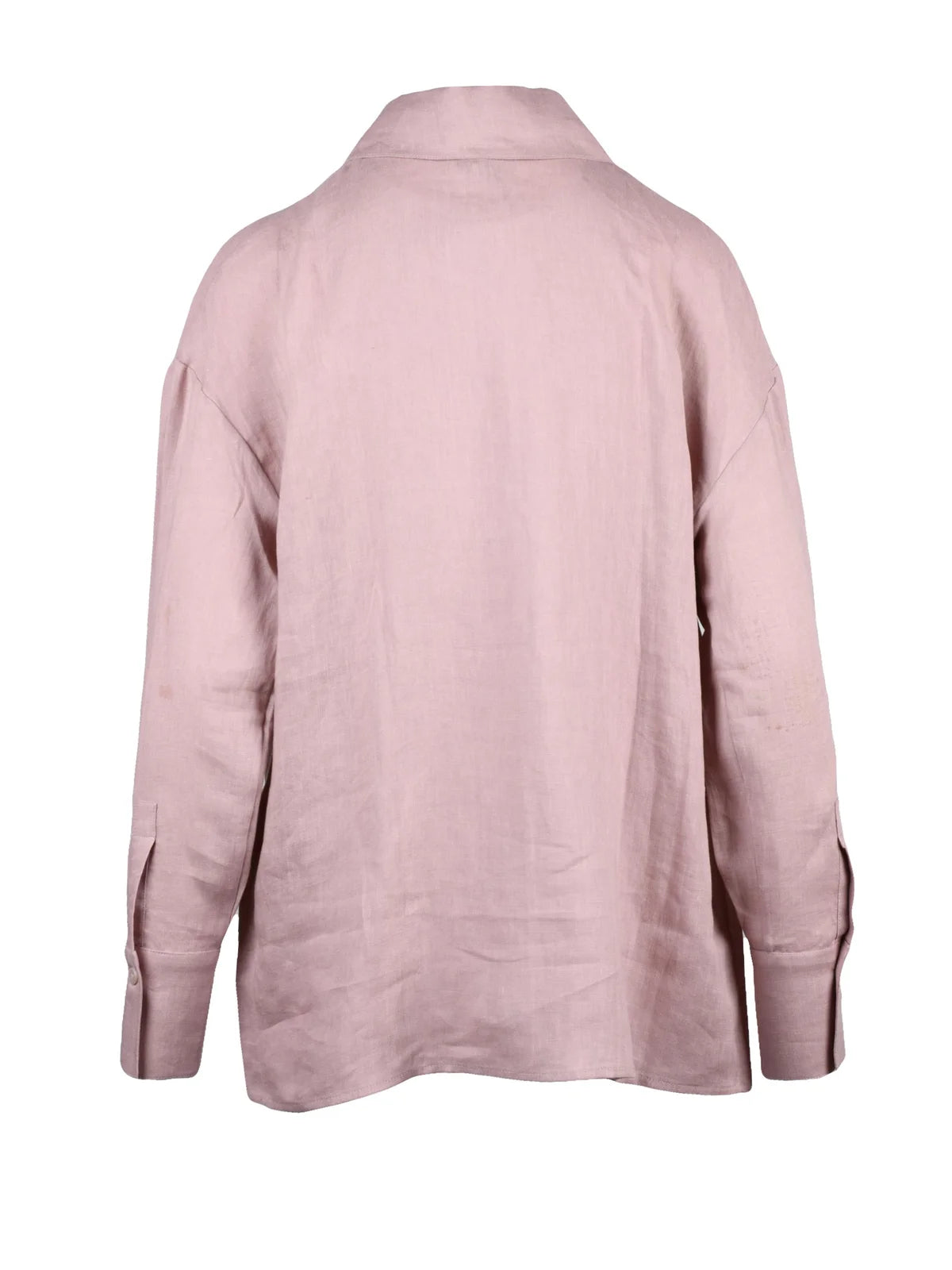 Eleventy Blusa Garzata in Lino - Rosso