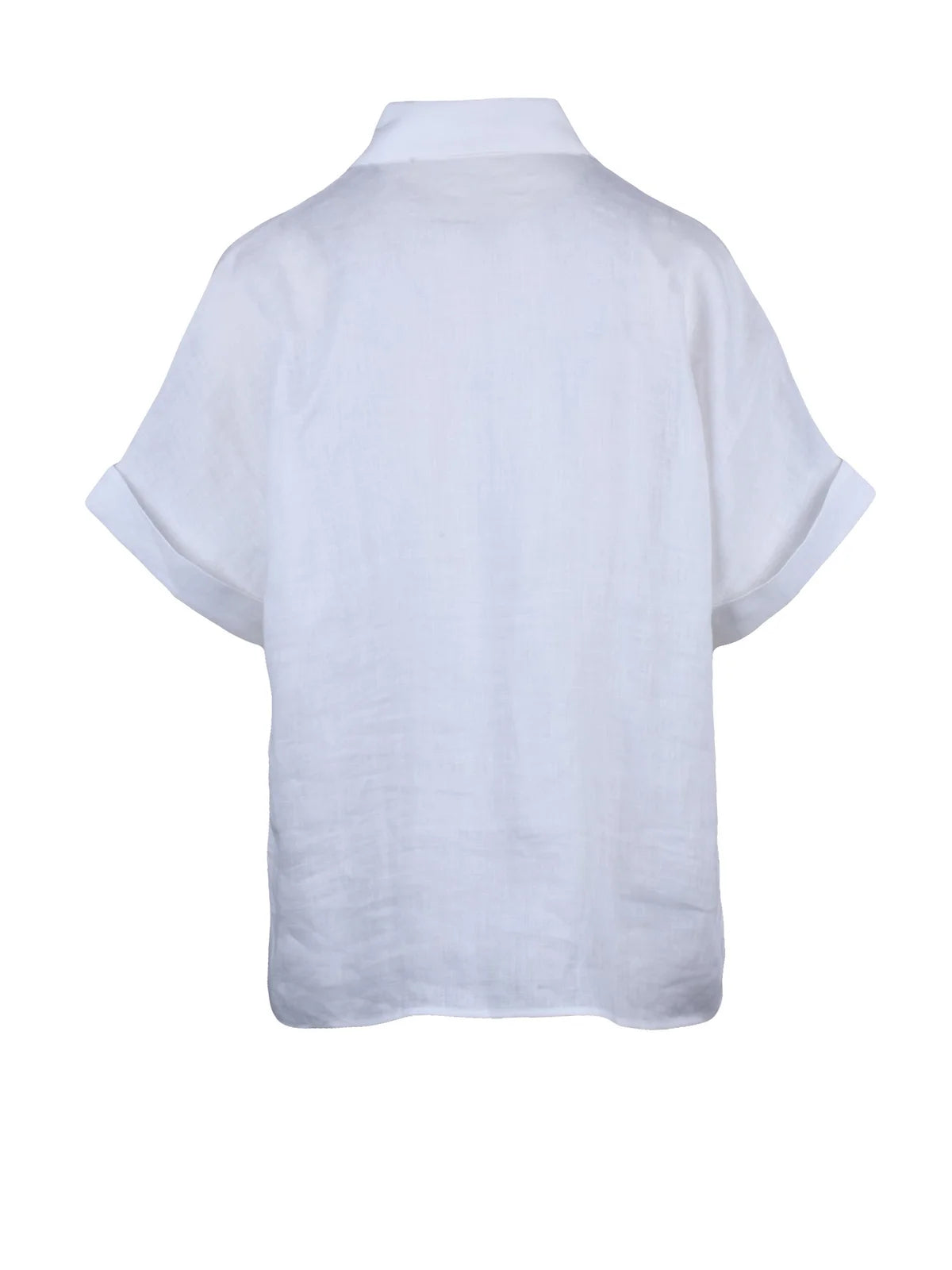 Eleventy Camicia Lino - Bianco