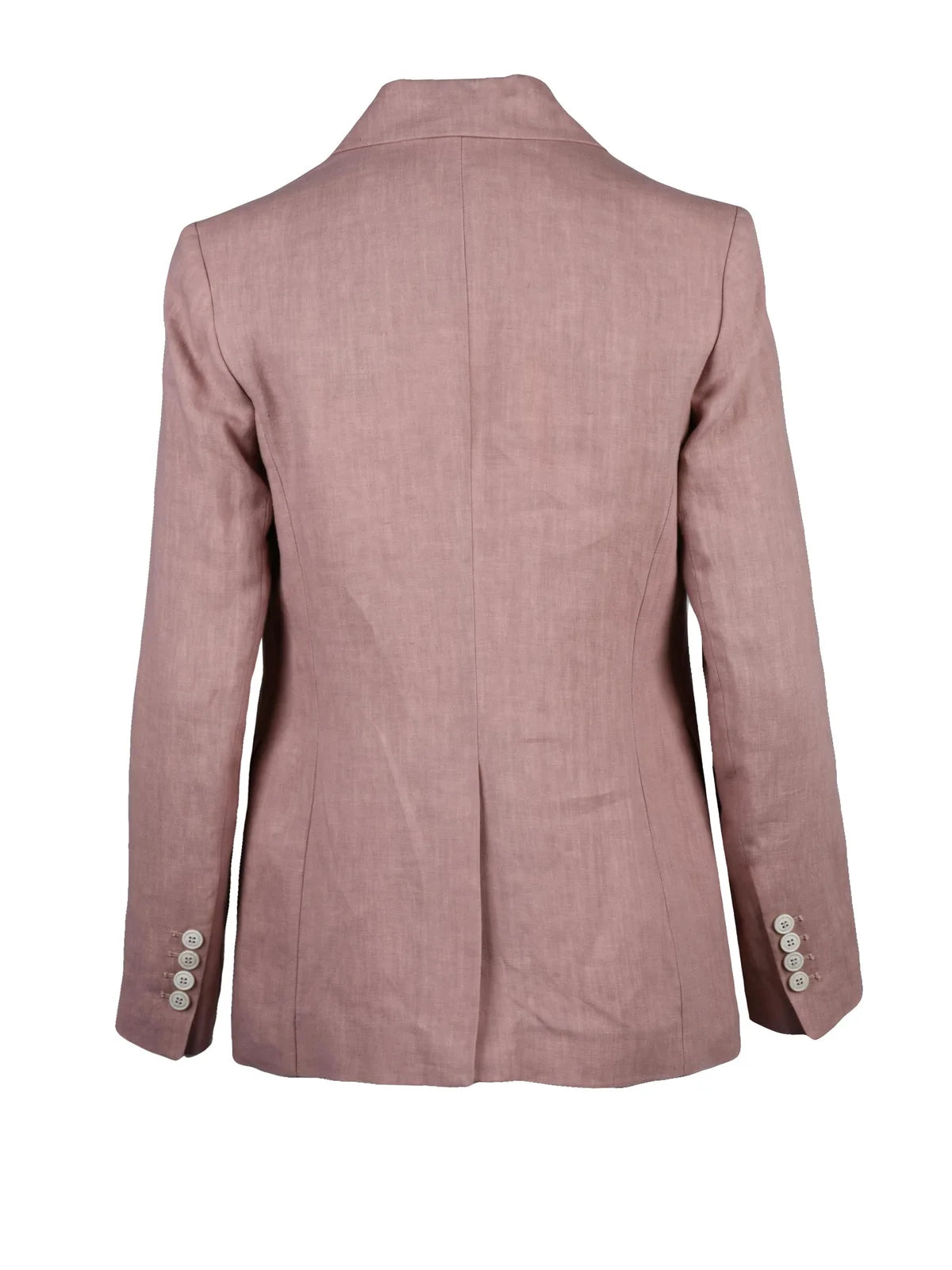 Eleventy Double-breasted Linen Jacket - Pink