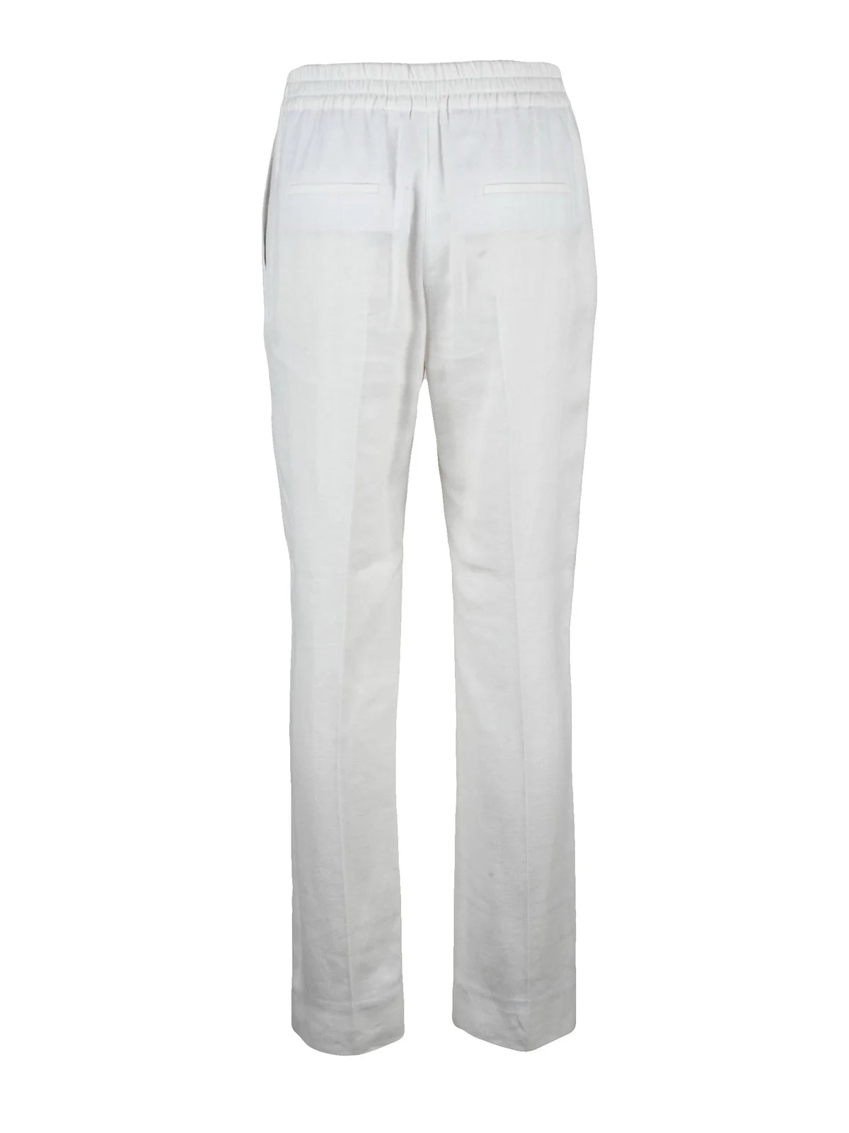 Eleventy Linen, Wool, and Silk Chino Trousers - White