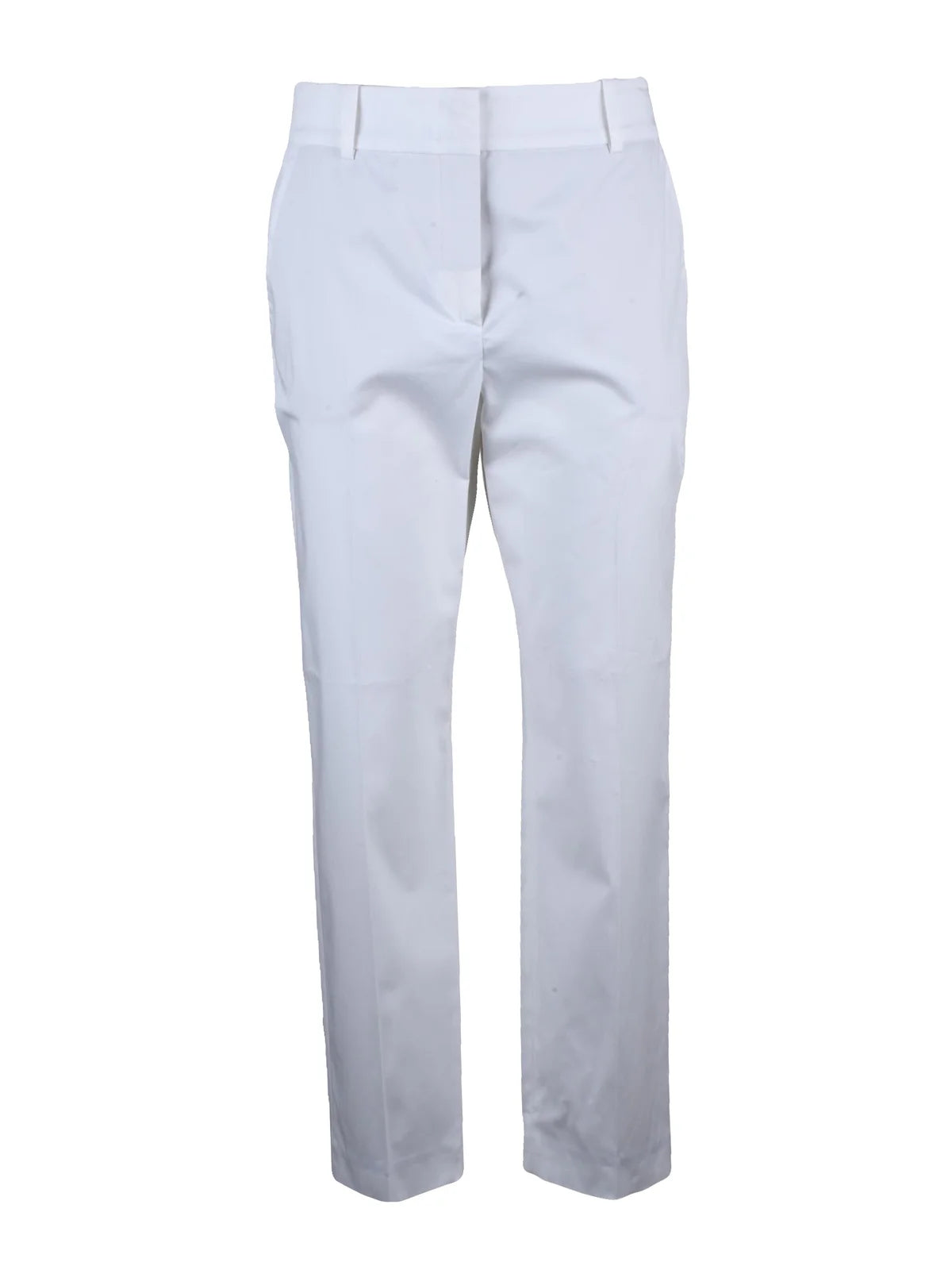Eleventy Pantaloni Cotone Lyocell Elastan - Bianco