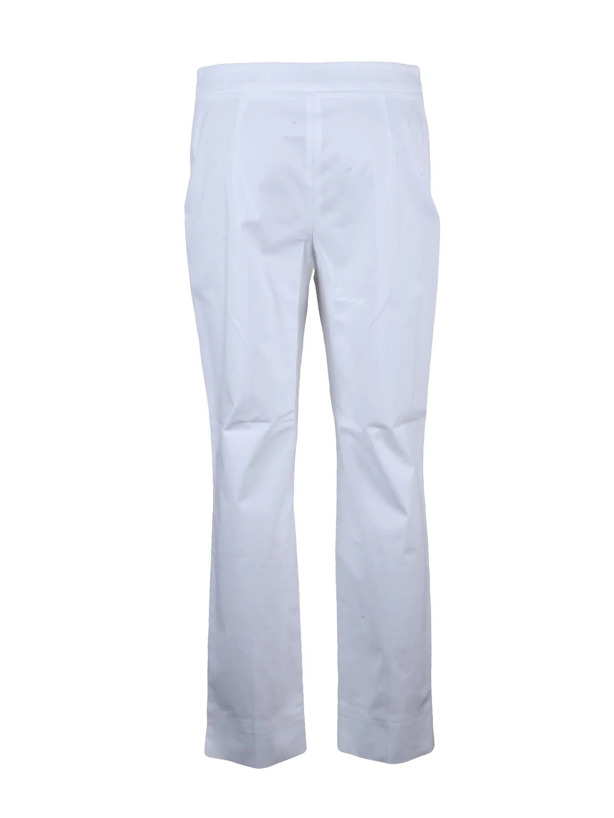 Eleventy Pantalone Cotone Lyocell Elastan - Bianco