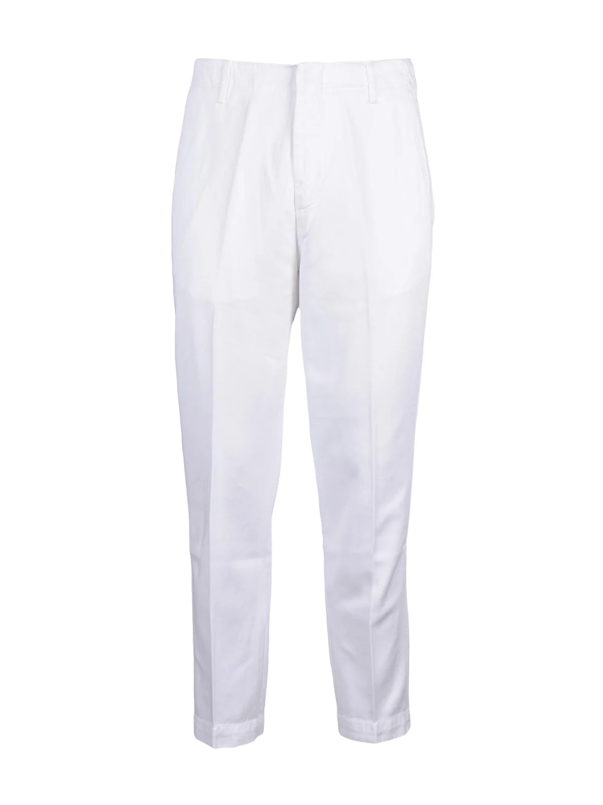 Dondup Pantalone Janis Gamba Cono - Bianco