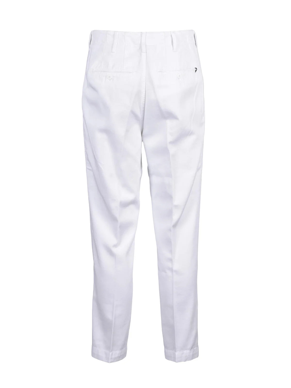 Dondup Pantalone Janis Gamba Cono - Bianco