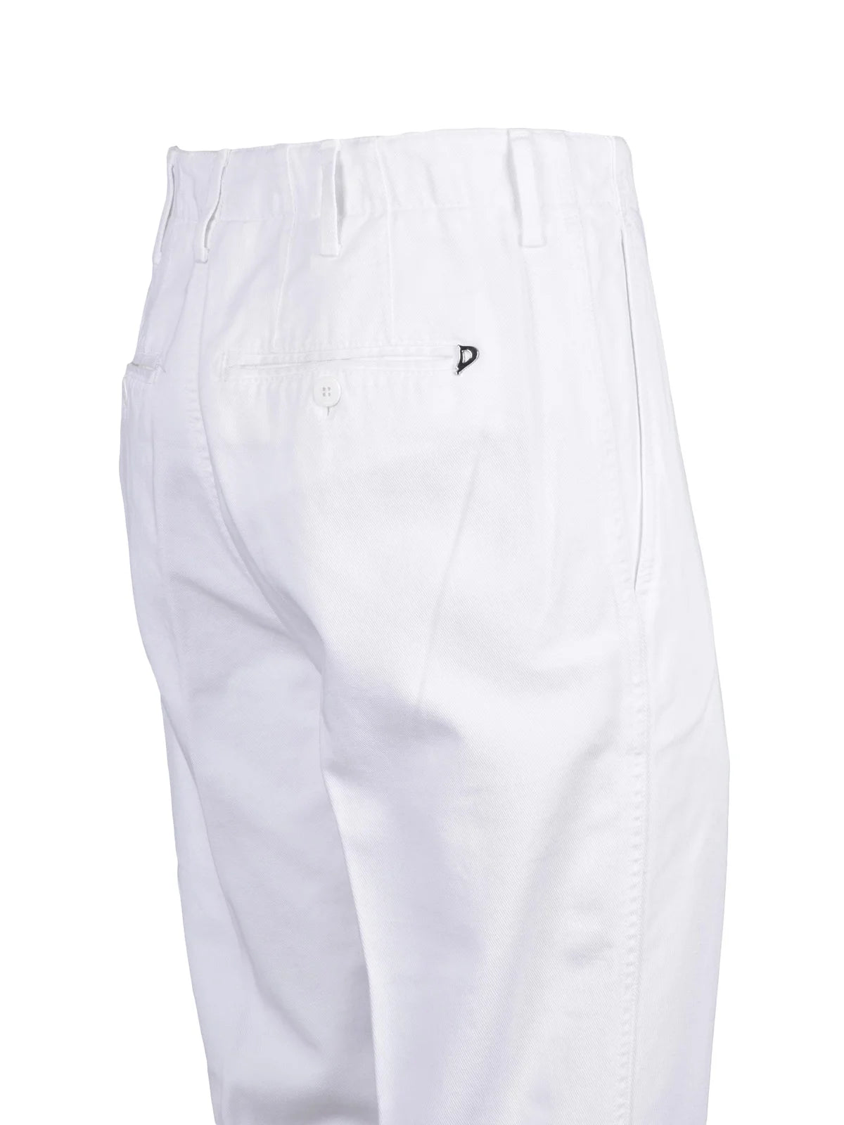 Dondup Pantalone Janis Gamba Cono - Bianco