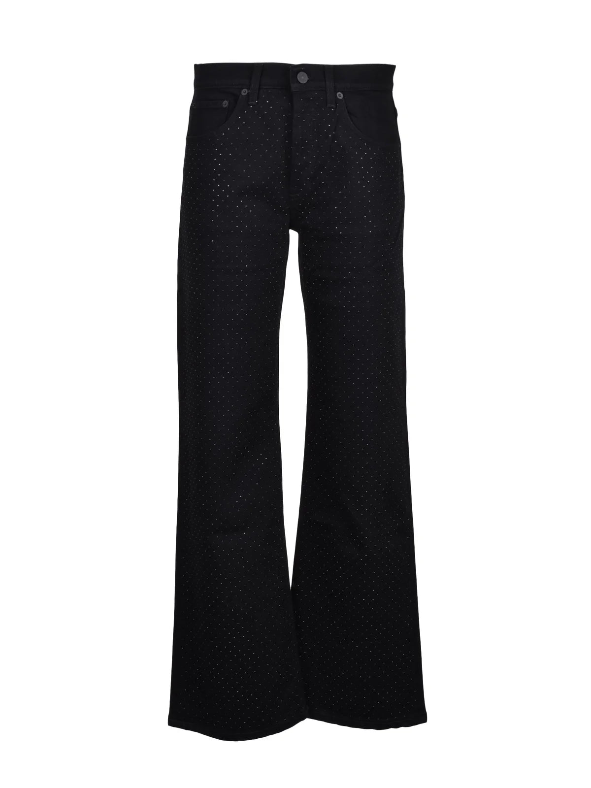 Dondup Jeans Jacklyn Loose Fit Strass - Nero