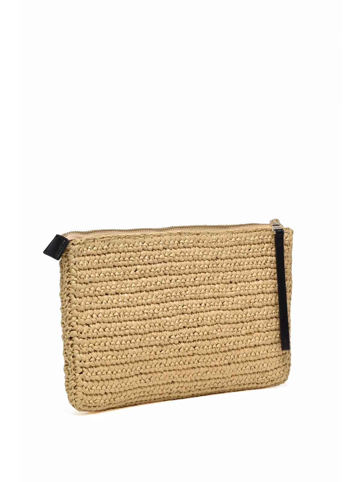 Patrizia Pepe Clutch Busta Rafia - Beige