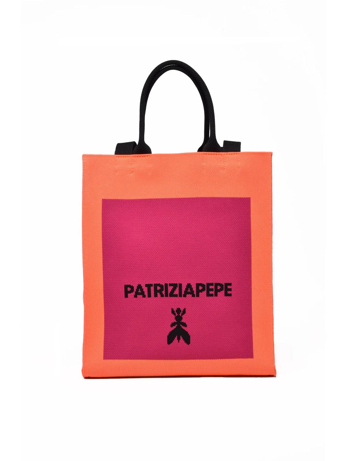 Patrizia Pepe Borsa a Spalla Poliestere - Arancio/Fucsia