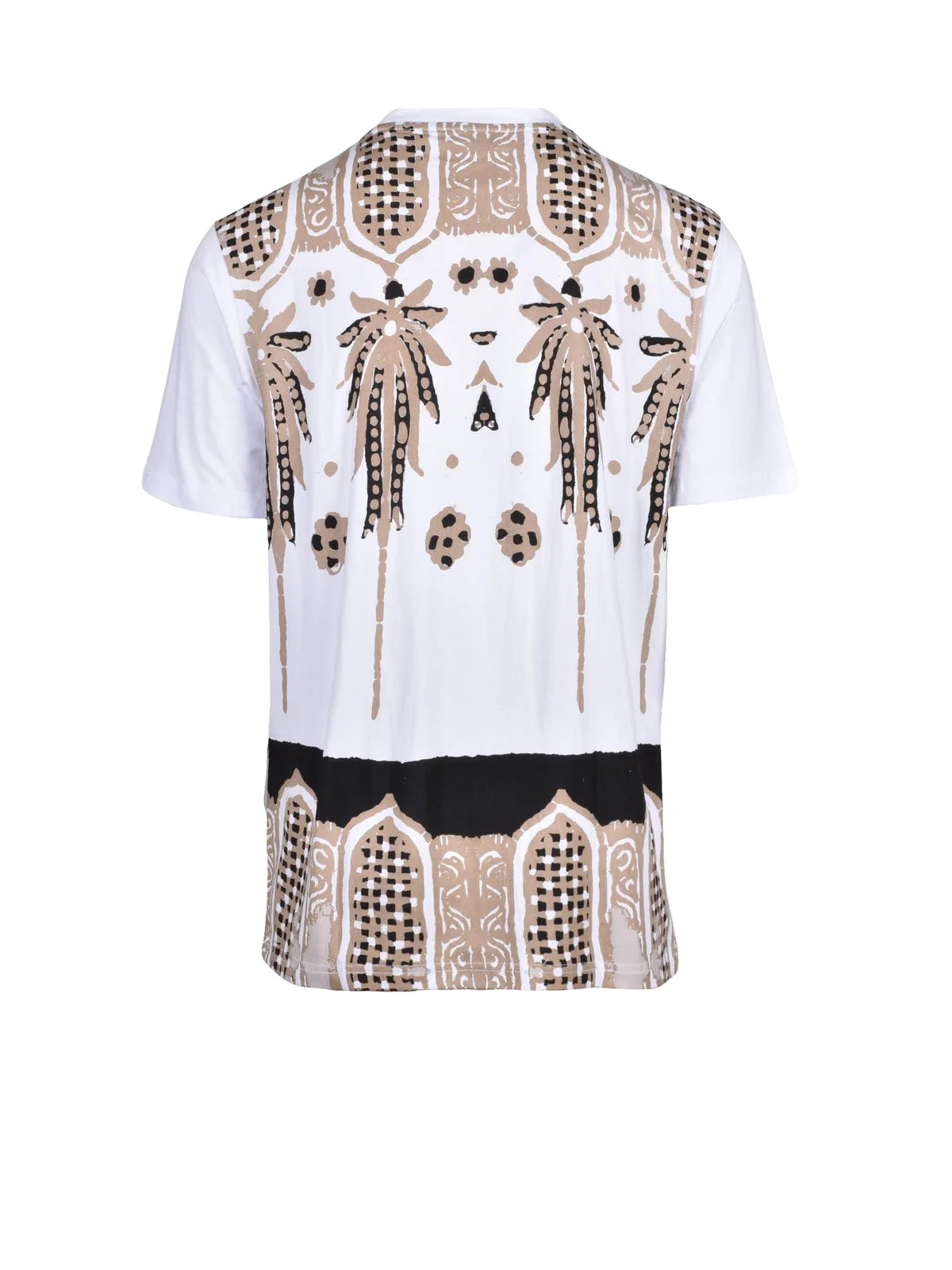 Tooco T-shirt Girocollo - Bianco/Beige