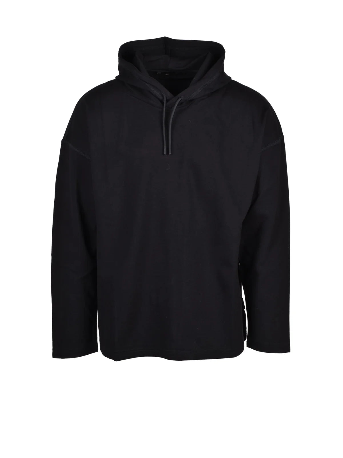 Hevo Felpa Cappuccio Nera - Uomo