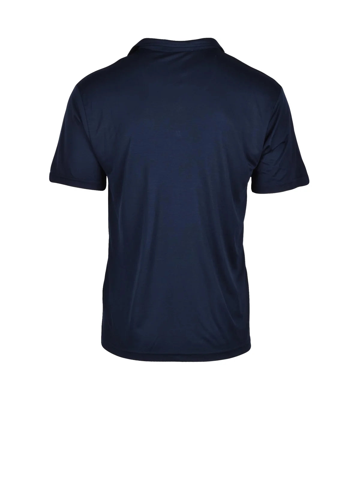 Officina 36 Polo in Tencel - Nero