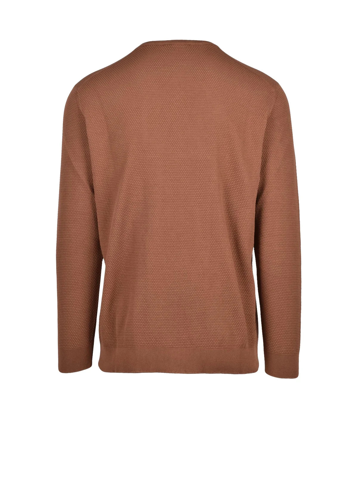 Masq Maglioncino Girocollo Cotone - Marrone