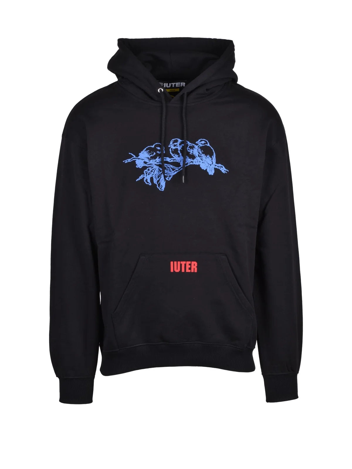 Iuter Felpa con Cappuccio - Nero