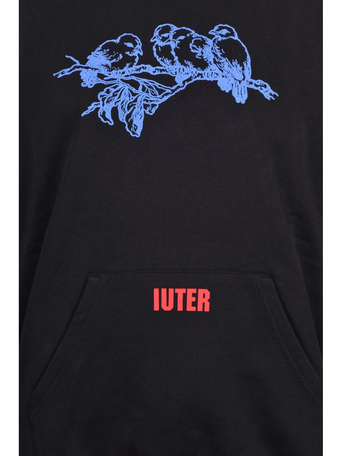 Iuter Felpa con Cappuccio - Nero