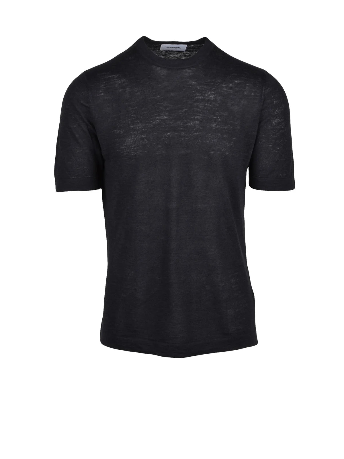 Dressism. Maglia Lino Cotone - Nero
