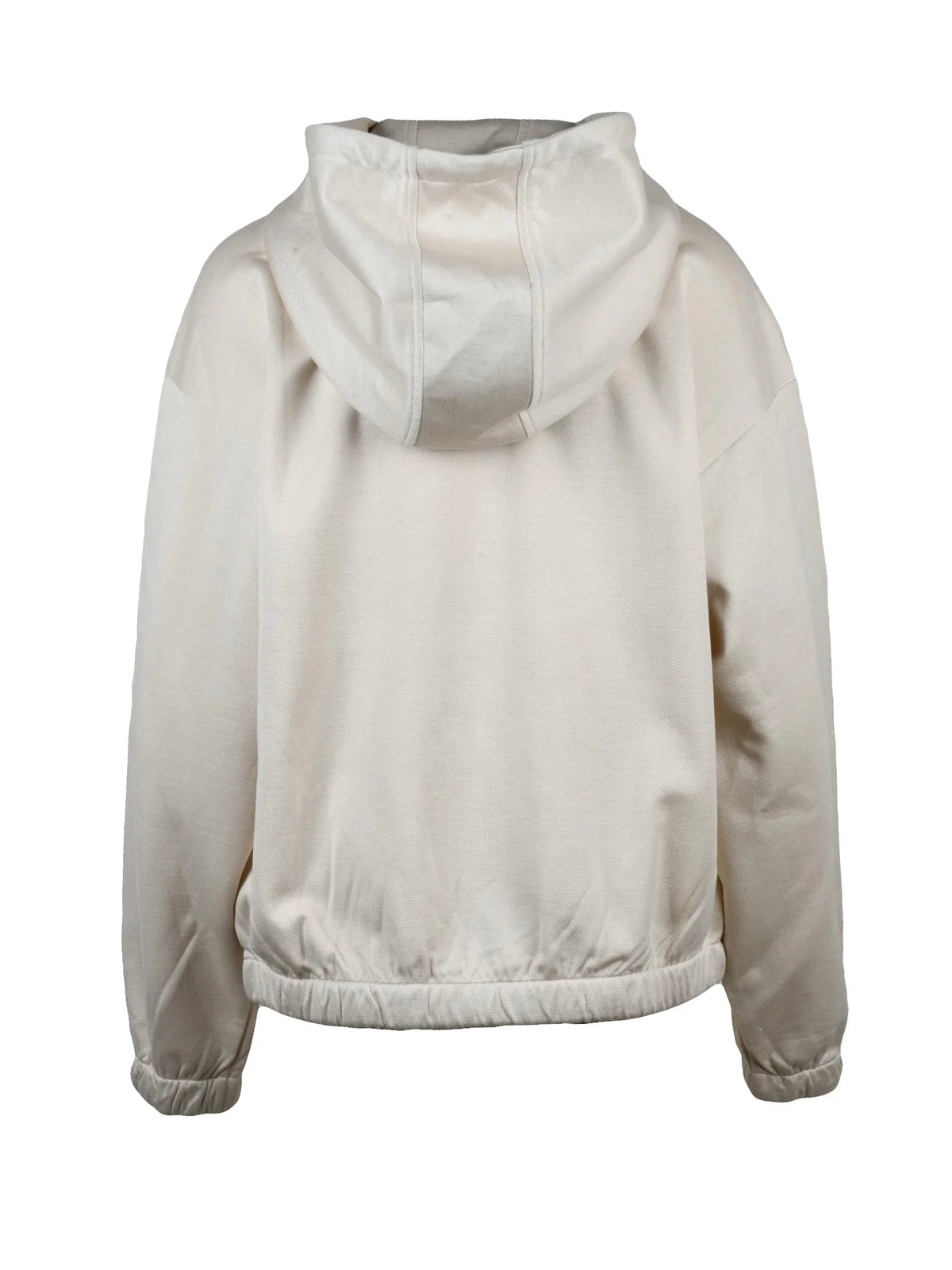 Eleventy Felpa Cappuccio Zip - Beige