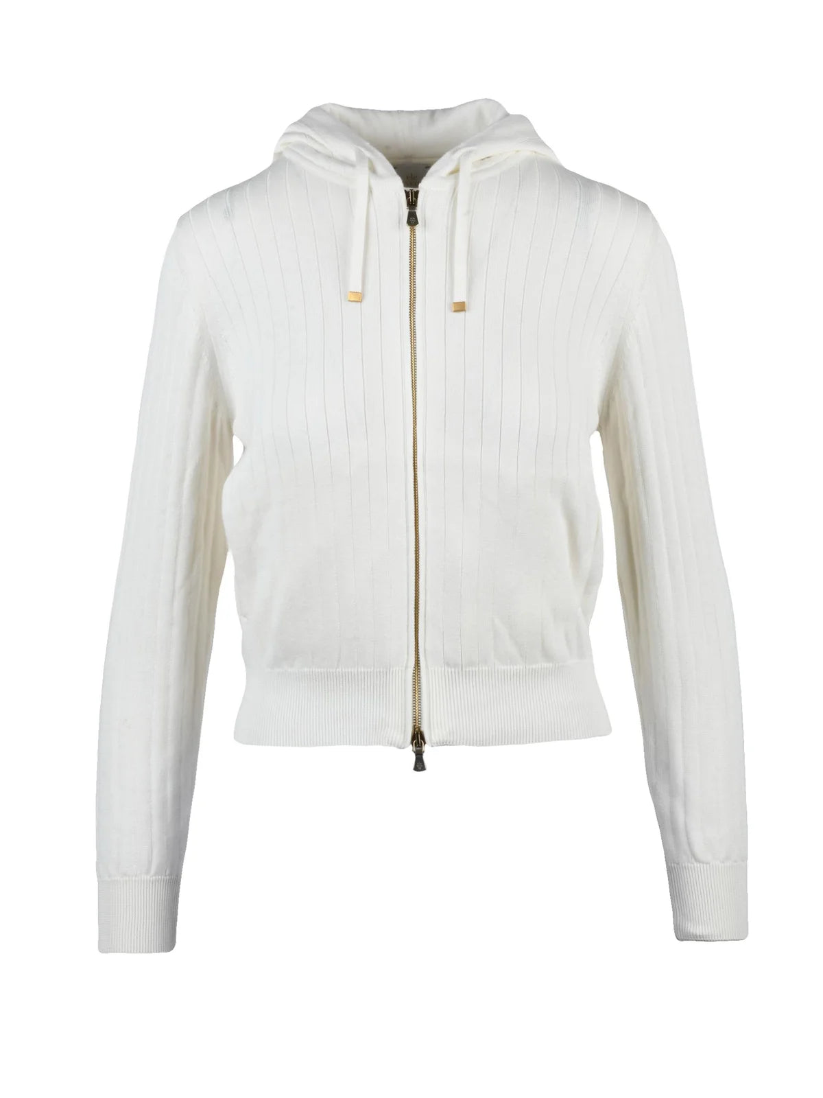 Eleventy Short Cotton Sweatshirt - White
