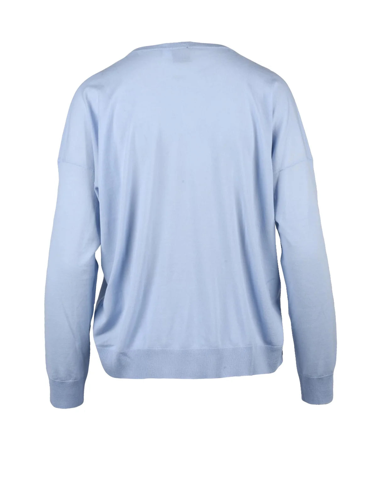 Eleventy Wool V-Neck Sweater - Light Blue