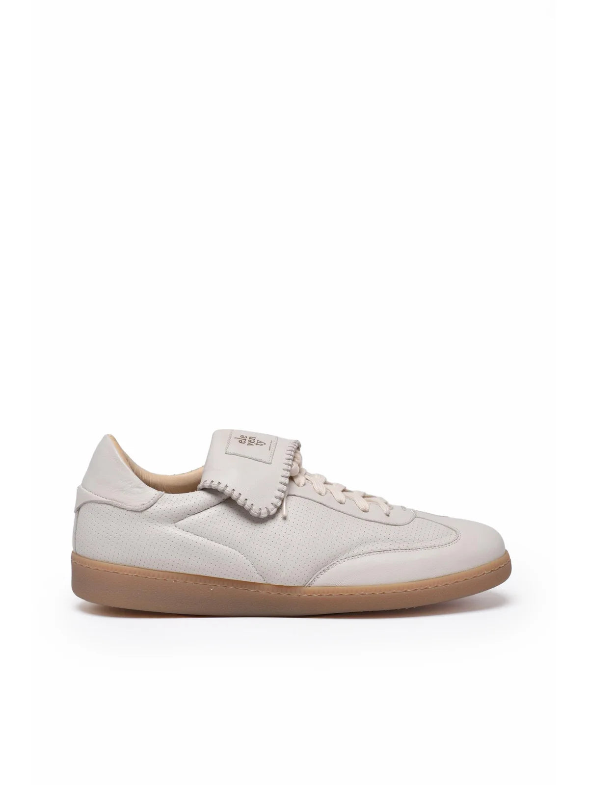 Eleventy Sneakers Pelle Gomma - Bianco