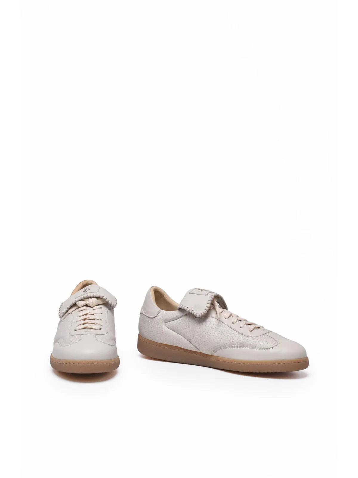 Eleventy Sneakers Pelle Gomma - Bianco