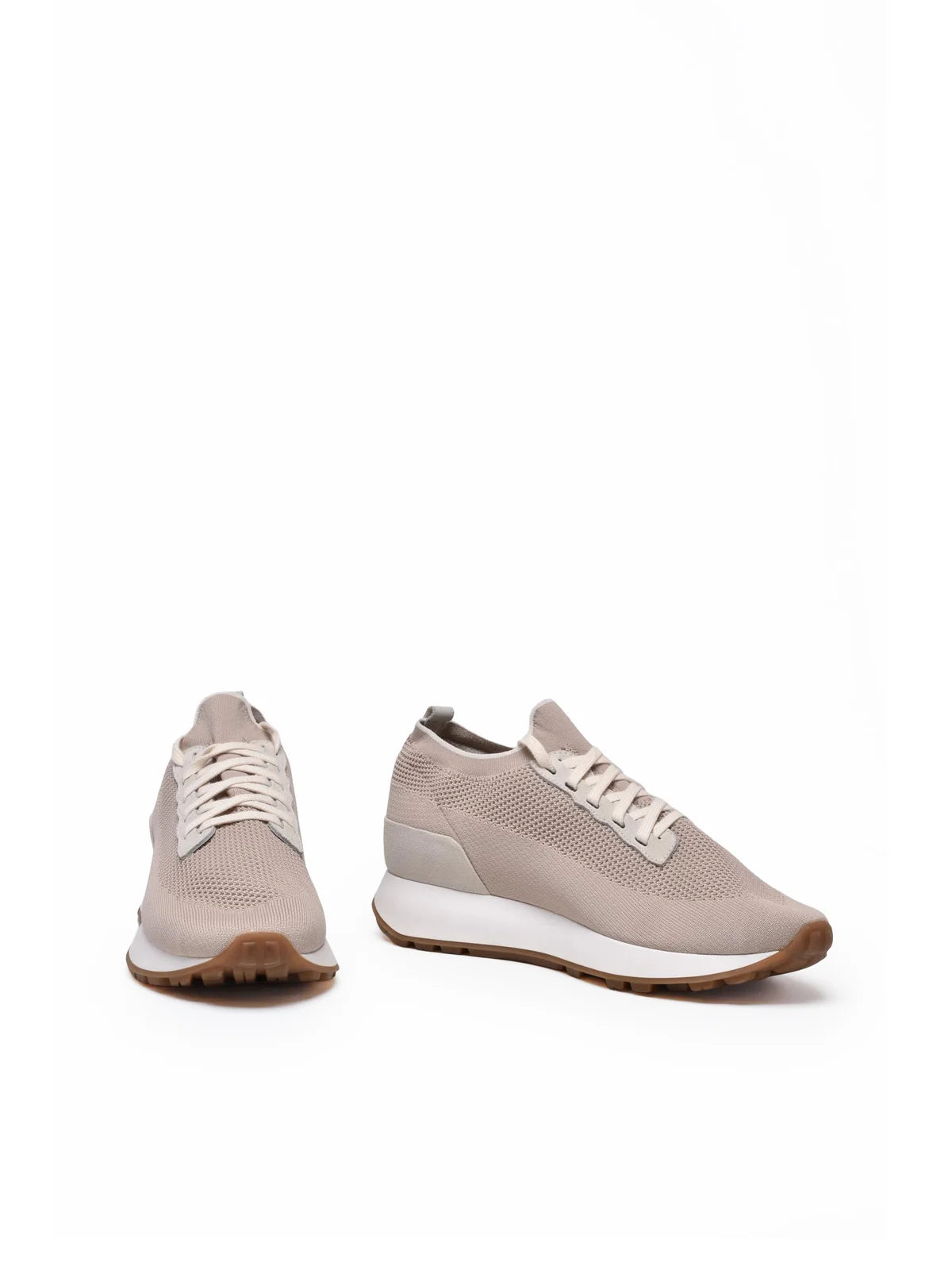 Eleventy Sneakers Tessuto Gomma - Beige