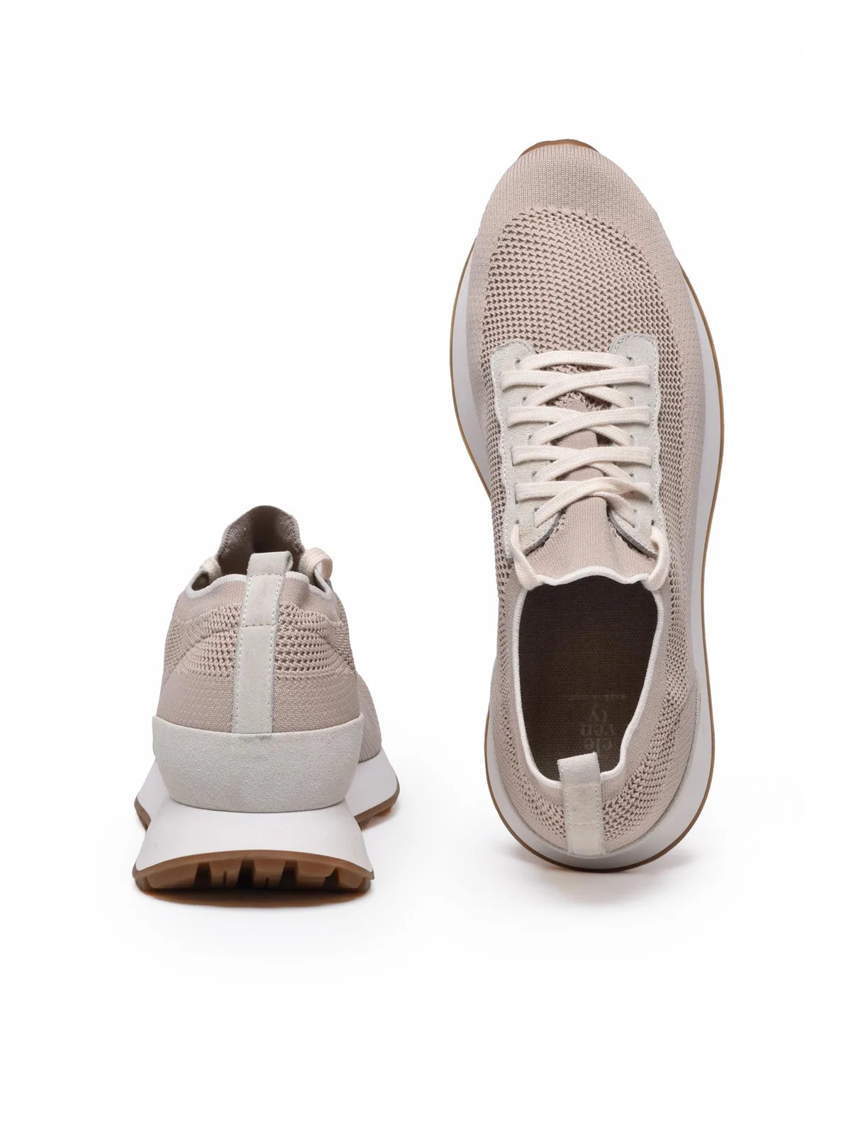 Eleventy Sneakers Tessuto Gomma - Beige
