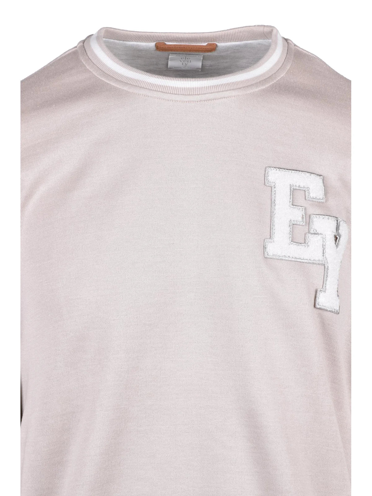 Eleventy Felpa Girocollo Beige - Uomo