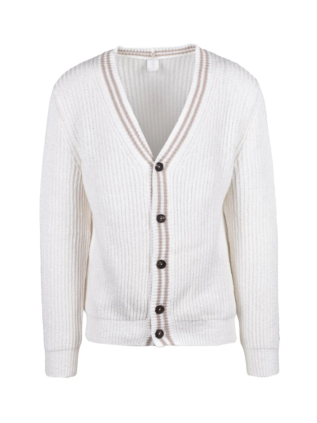 Eleventy White Cardigan - Men