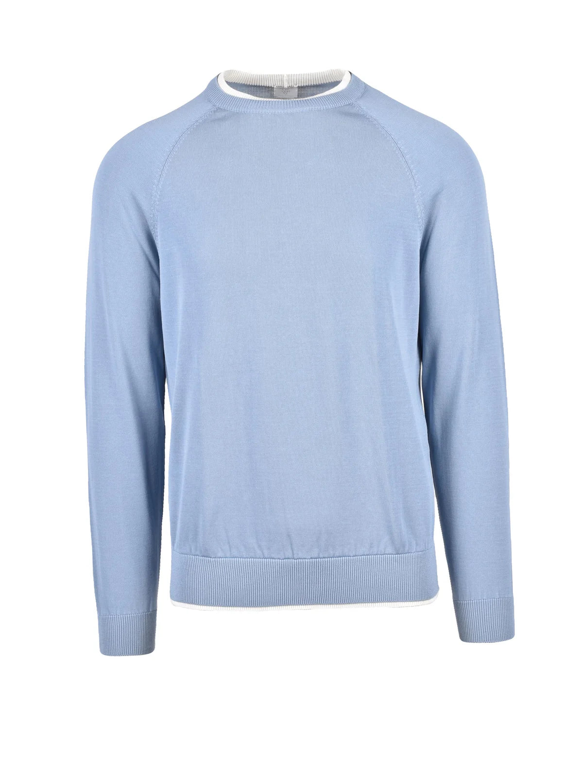 Eleventy Maglione Girocollo Azzurro - Uomo