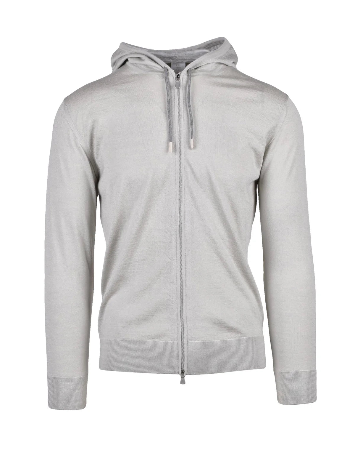 Eleventy Light Grey Zip Cardigan - Men