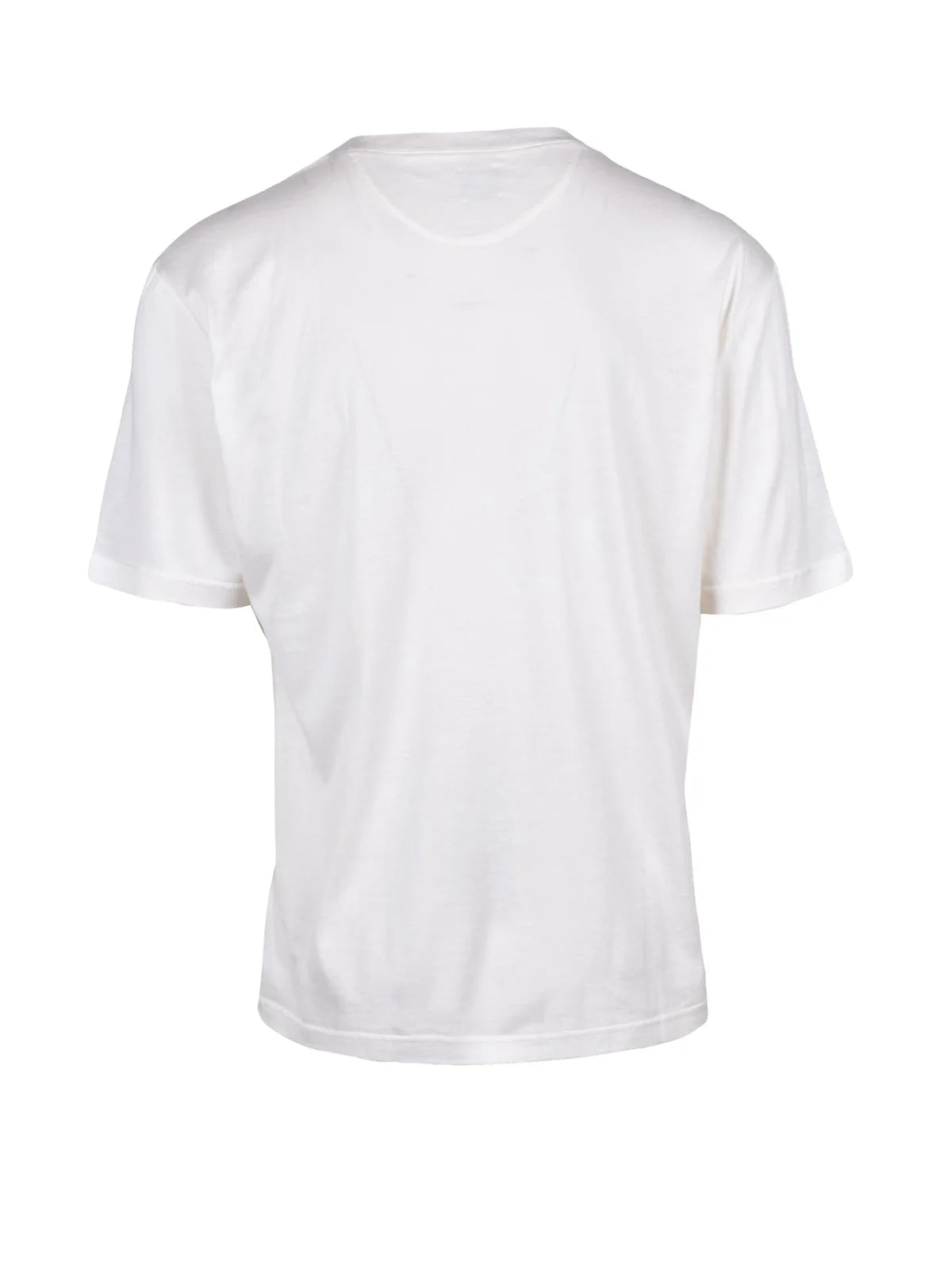 Eleventy T-shirt Seta Cotone - Bianco