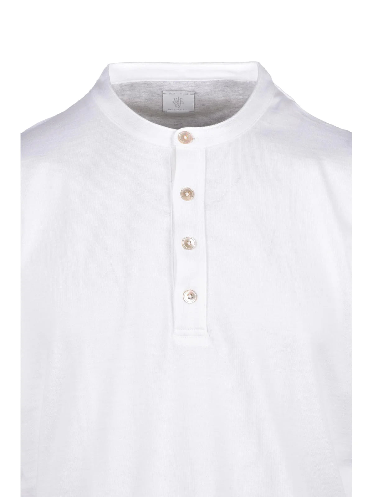 Eleventy T-shirt Serafino - Bianco