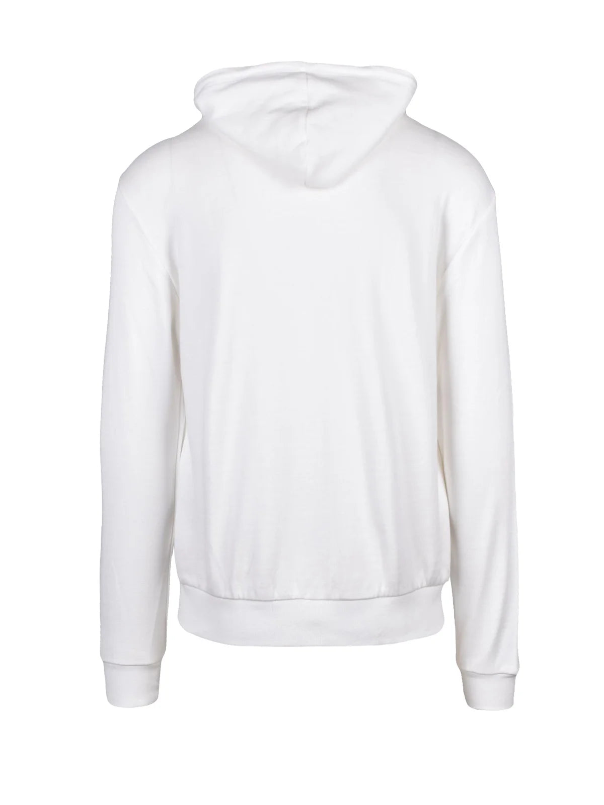 Eleventy Felpa Cappuccio Zip - Bianco