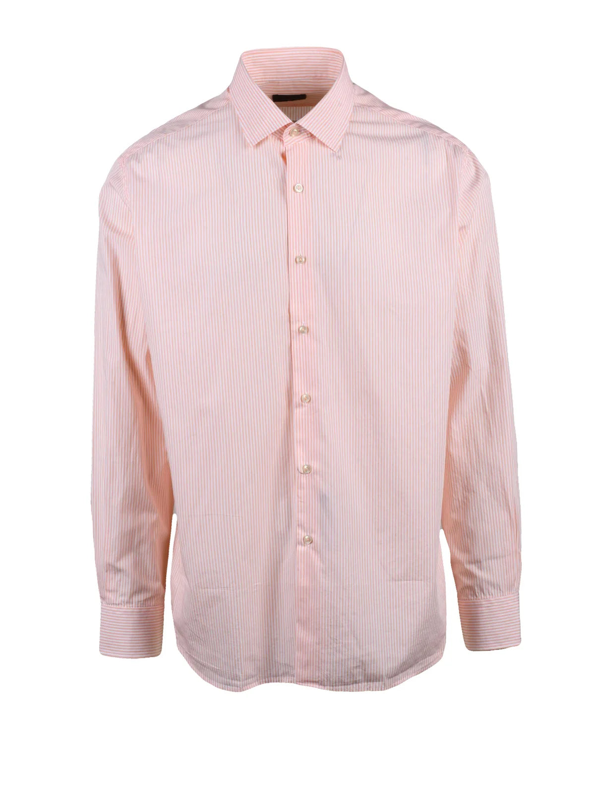 Ambrosio Camicia Cotone - White/Salmon