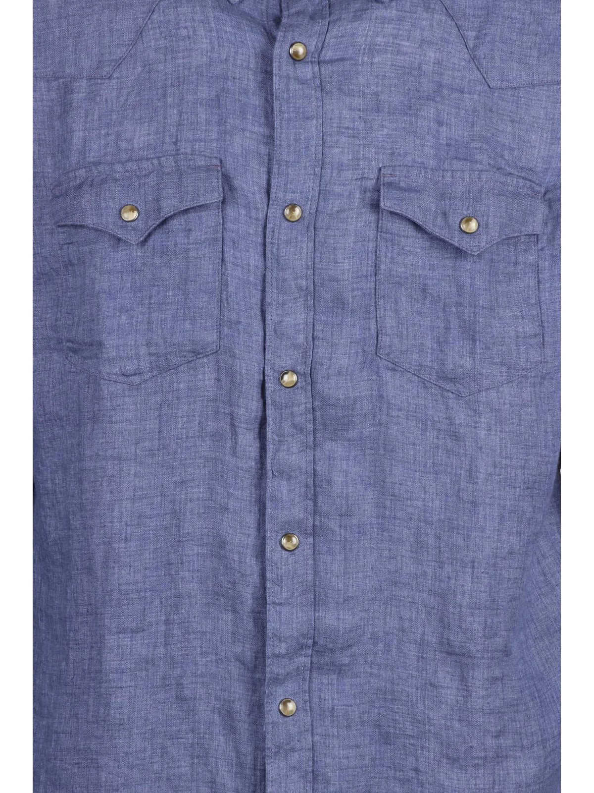 Alley Docks 963 Camicia Lino - Blu